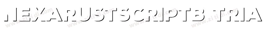 NexaRustScriptB Tria字体转换